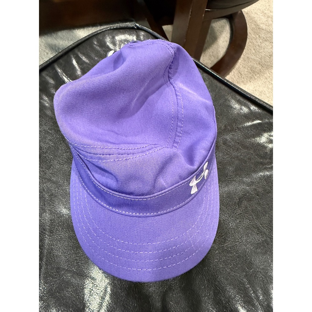 Under Armour Womens Purple Cadet Hat Military Style Adjustable Cap OSFA HeatGear